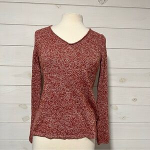 Old Navy Marled Red Sweater